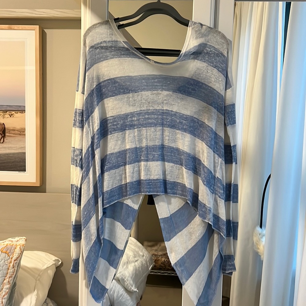 Splendid Blue/white stripe sweater